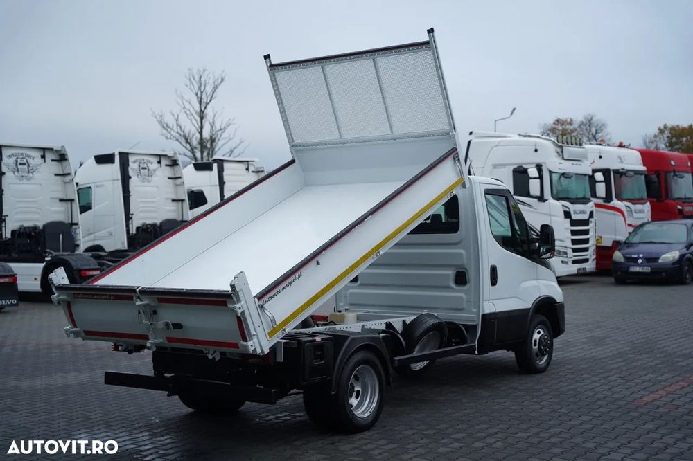 Iveco DAILY 35-160 / BASCULABILĂ - 3,3 M / BASCULARE PE SPATE / ROȚI DUBLE PE SPATE / MANUALĂ / IMPORT / - 7