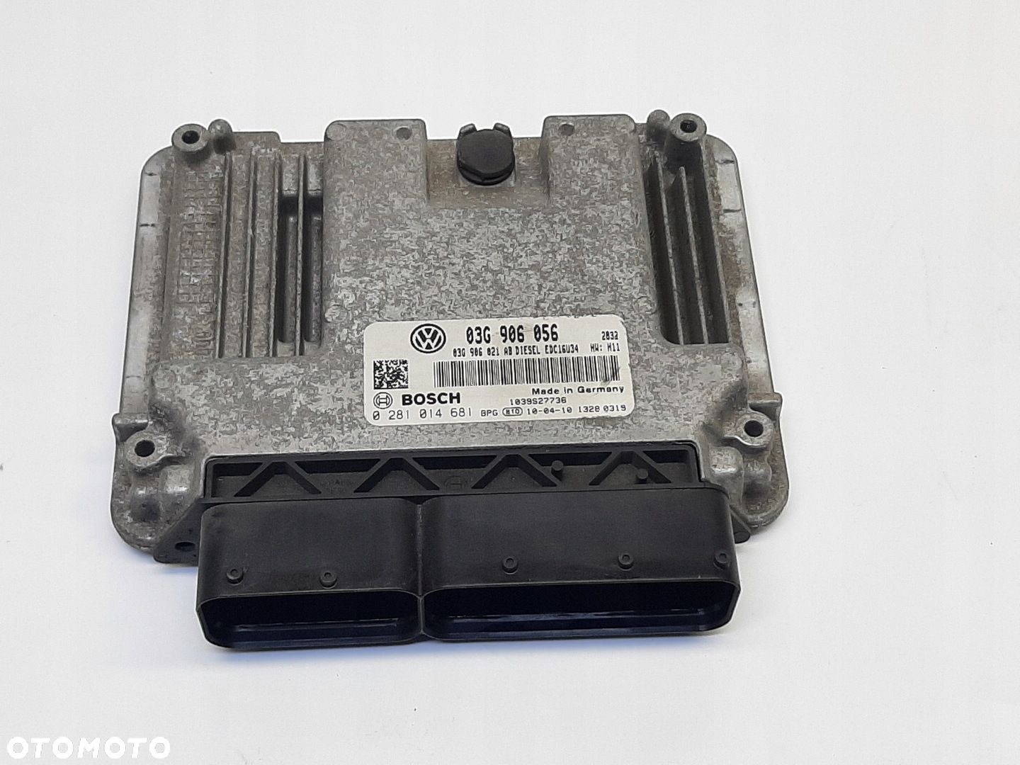 VW Touran 1.9 TDI Sterownik silnika 03G906056 0281014681 moduł ecu - 1
