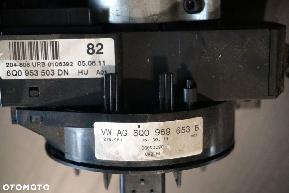 PRZEŁĄCZNIK ZESPOLONY TAŚMA AIRBAG FABIA II 545 LIFT 6Q0953503DN 6Q0959653B SKODA 2010-2014 - 7