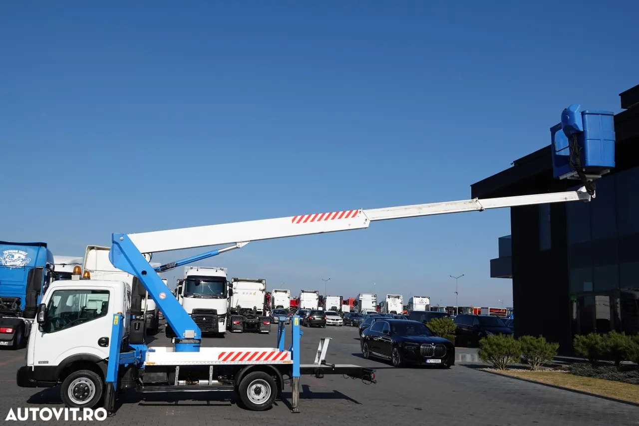 Renault CABSTAR NT 400 / LIFTING 18 METRI / SOCAGE T318 ridicator de cosuri / COS 2 PERSOANE - 225 kg / DUPA CONTRACTUL DE SERVICE - 4