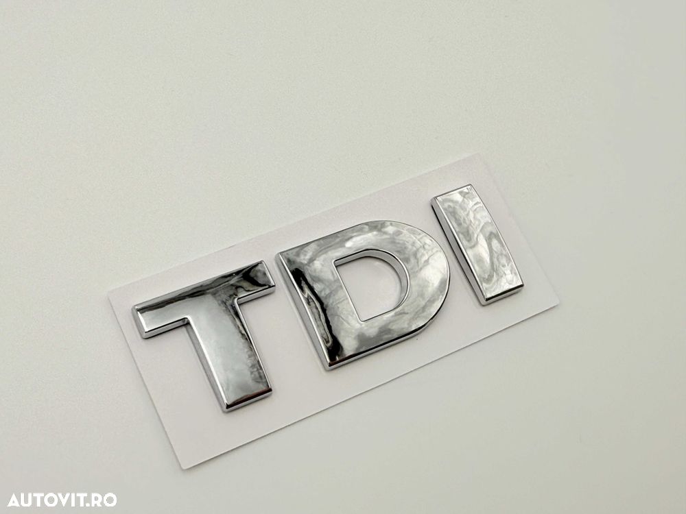 Emblema Compatibila VW TDI crom - 3