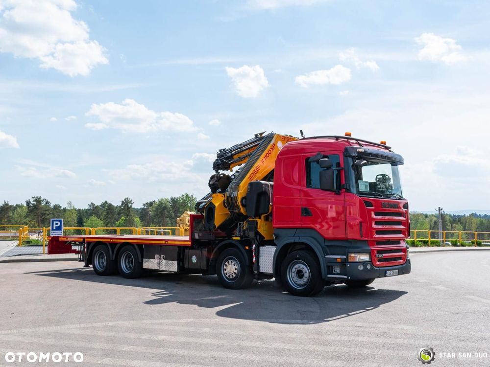 Scania R420 8x2 FASSI F1100AXP HDS Żuraw Fly Jib - 9