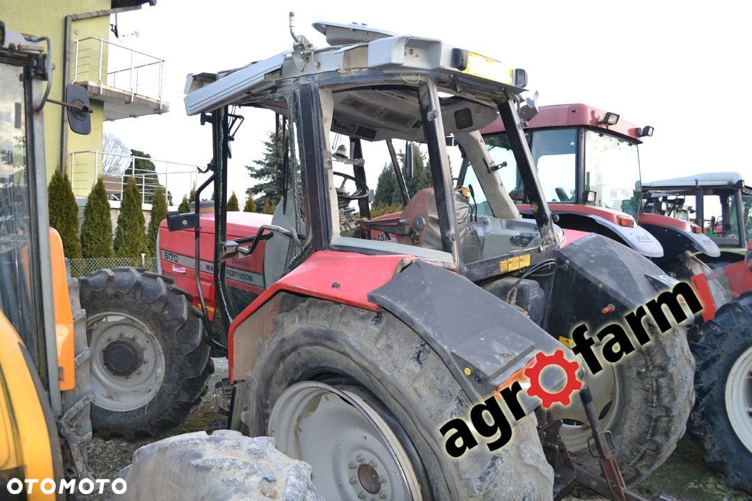 Massey ferguson części używane 6160 6170 6180 6190 silnik skrzynia synchronizator zwolnica zębatka - 2