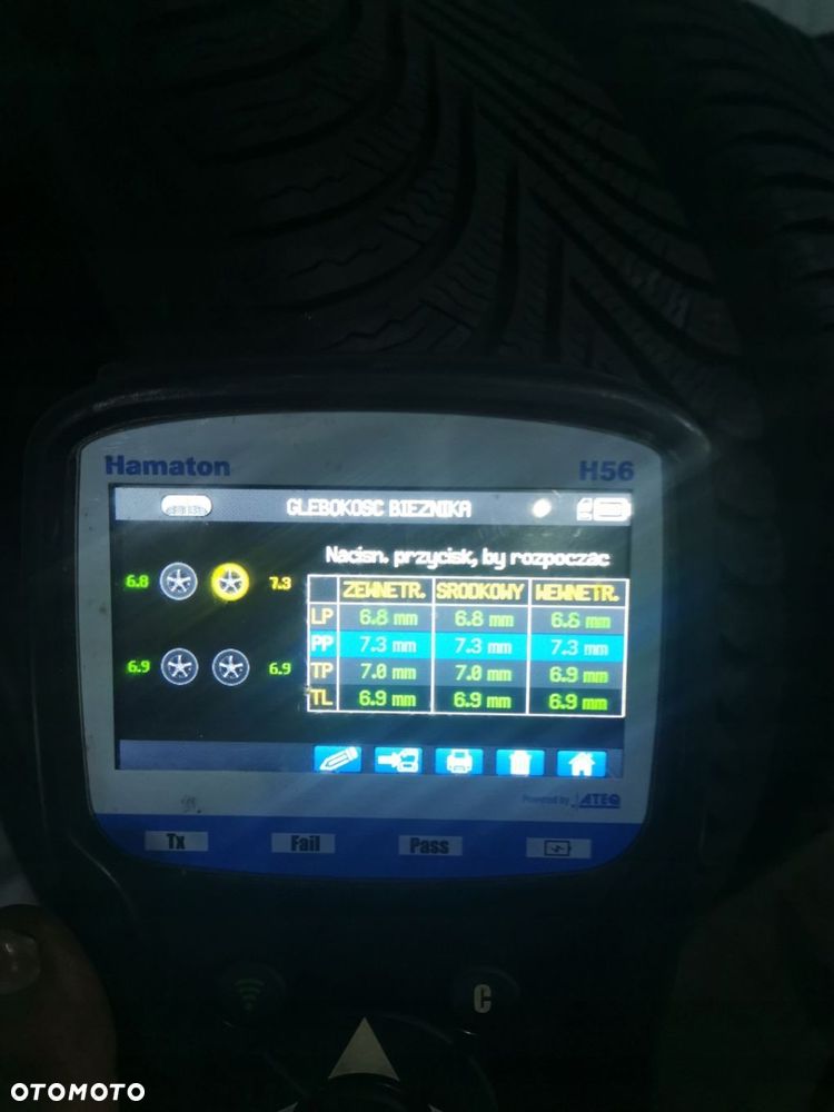 195/50r16 michelin 2016 zimowe 6,5mm 4667 - 7