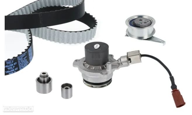 Kit de distribuição Audi A1 A3 A4 A5 A6 Q3 Q5 TT Vw Golf Touran Crafter T-Cross Caddy Polo 1.6 e 2.0 TDI - 1