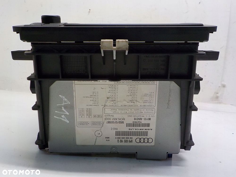 AUDI A3 II 8P KONSOLA ŚRODKOWA 8P0035192Q 8P0820043AG - 5