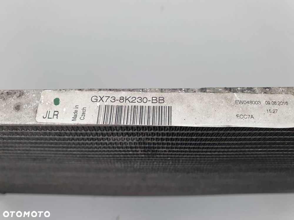 CHŁODNICA WODY JAGUAR F-PACE X761 3.0 SCV6 340KM GX73-8K230-BB ORYGINAŁ - 4
