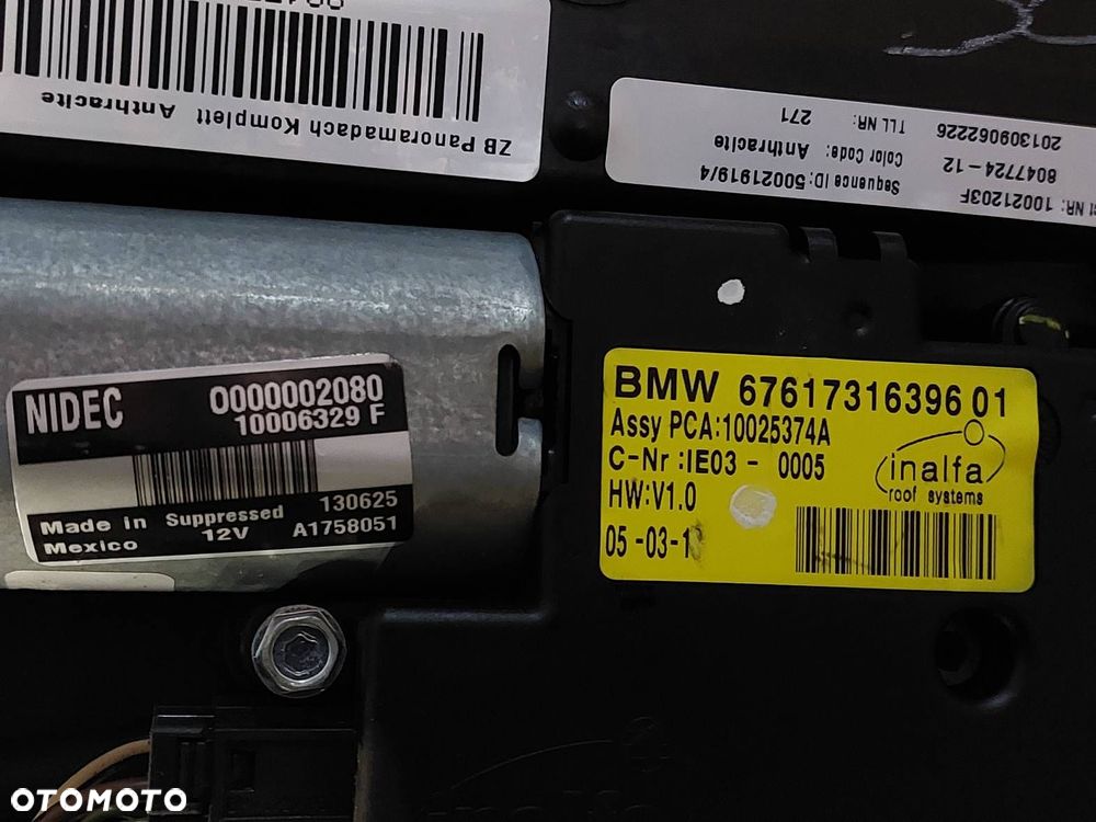 SZYBERDACH PANORAMA KOMPLETNA BMW X1 E84 67617316 8047724 9137054 2992299 - 5