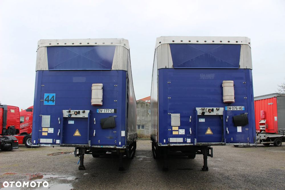 Schmitz Cargobull VARIOS /FIRANKA  /OSIE SCHMITZ / DACH PODNOSZONY/ RAMA OCYNK /SERWIS FR / IDEALNY STAN / - 12