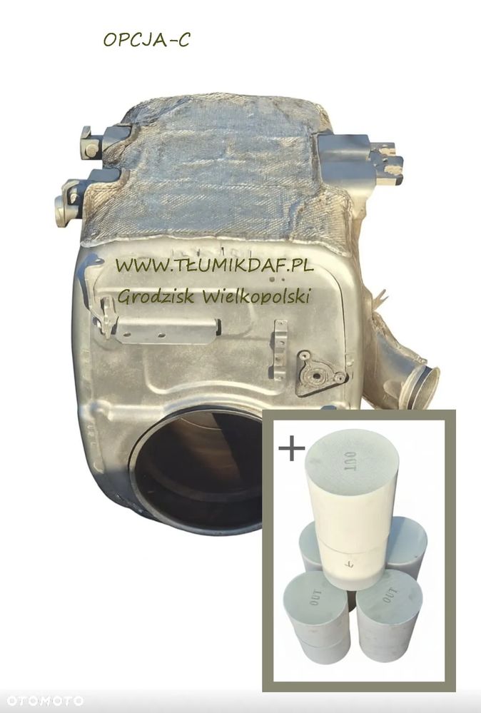TŁUMIK KATALIZATOR, SCR, DPF, DAF 106 POLIFT EURO 6, 2046691 REGENEROWANY