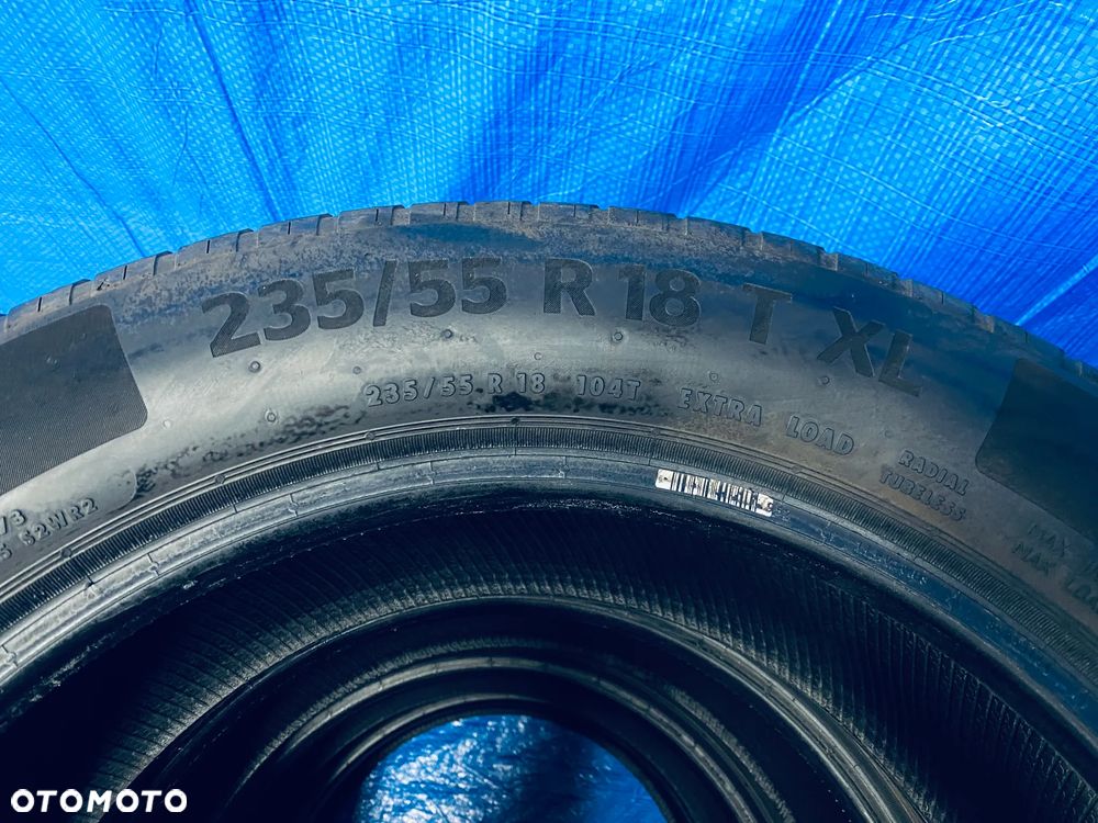 OPONA 18 OPONY LETNIE LATO KOMPLET OPON 4SZT CONTINENTAL ECOCONTACT 6 SSR 235/55R18 104T BIEŻNIK 5,2MM  ROCZNIK 2023 - 10