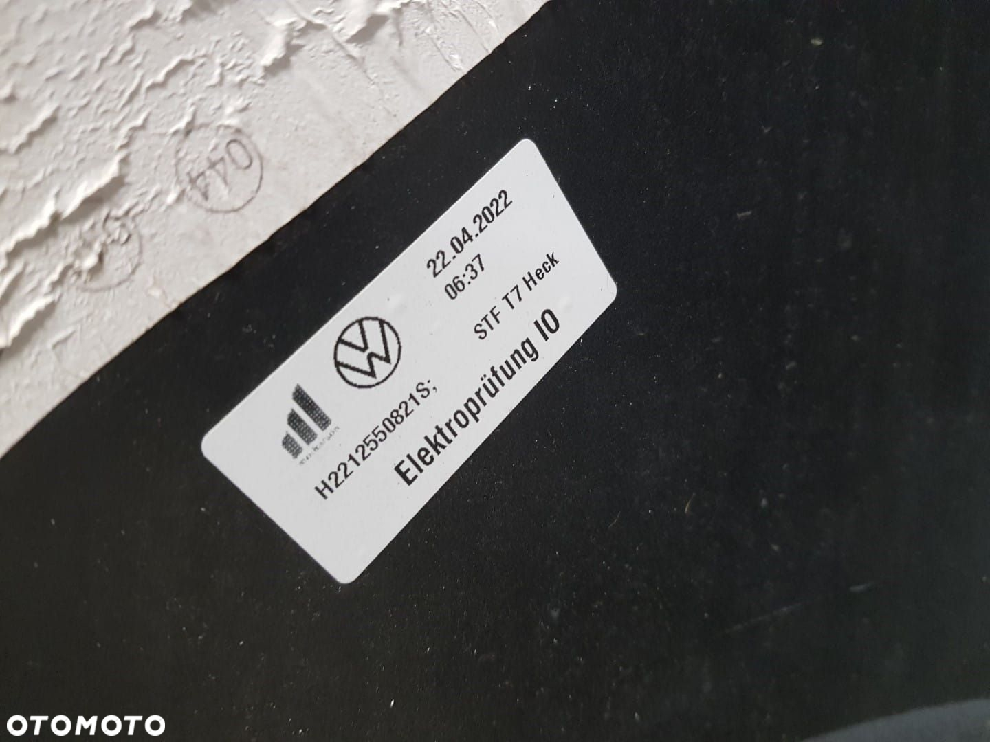 ŁADNY ZDERZAK TYLNY TYŁ VW T7 TRANSPORTER MULTIVAN 21-25 4xPDC ODBLASKI 7T0 7T0807421K - 9