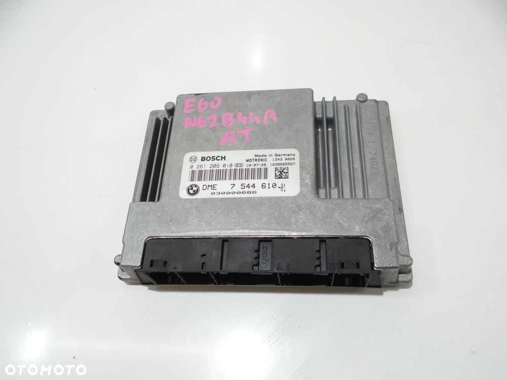 KOMPUTER STEROWNIK SILNIKA BMW E60 N62B44A 7544610 - 1