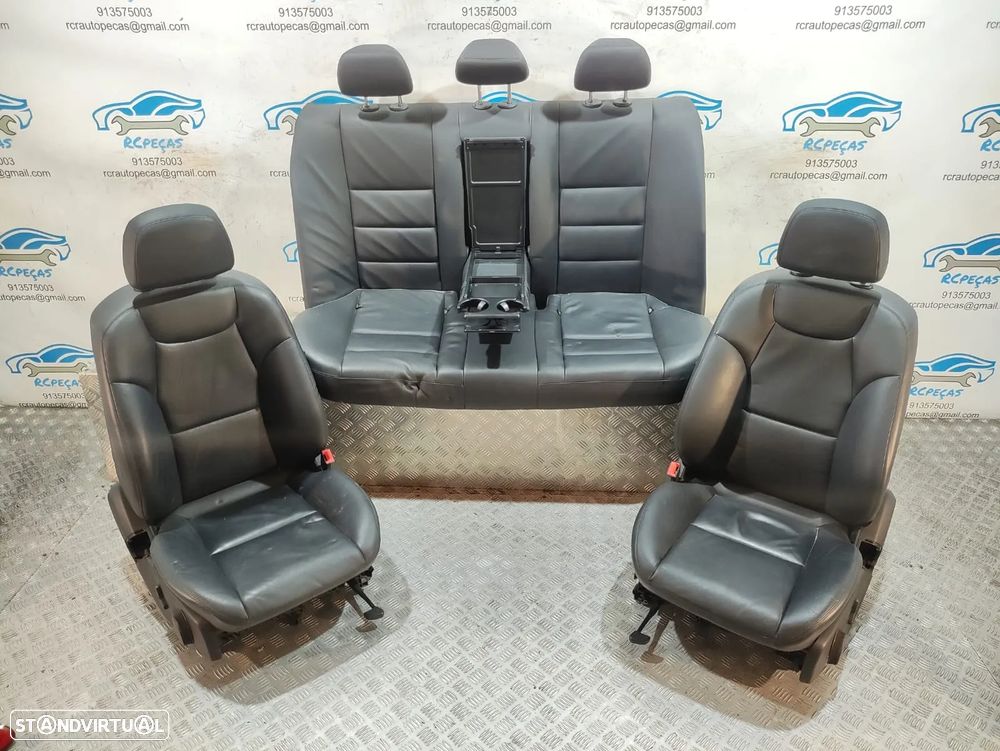 Conjunto Bancos Pele Mercedes Benz Class C W204 Sport AMG Carro Eléctricos Aquecidos - 8