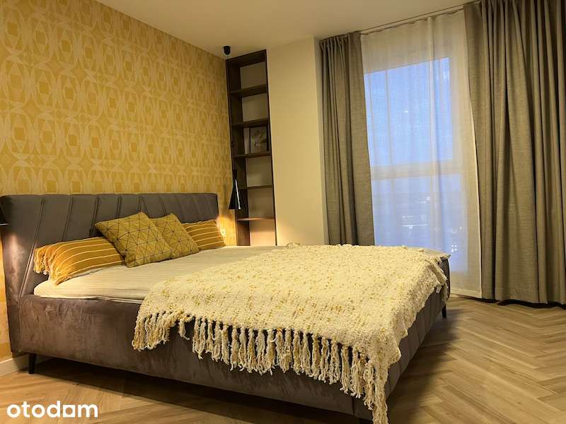 Przestronny, Pastelowy apartament, 2 pok., garaż, kl, klima