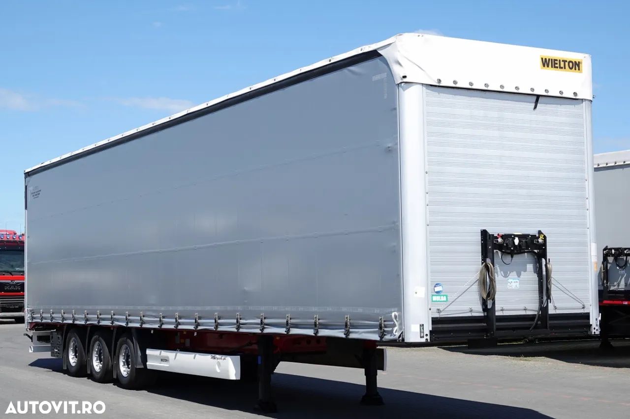 Wielton MEGA CORTINA / MANȘĂ DE OȚEL - 9 M / AXIE DE RIFAT / SAF/ COILMULDA / LOW DECK / 2019R - 1