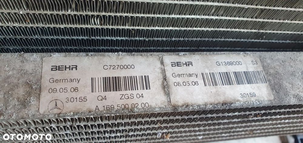 Pas przedni chłodnice wentylator Mercedes A-Klasa W169 2.0 CDI - 9