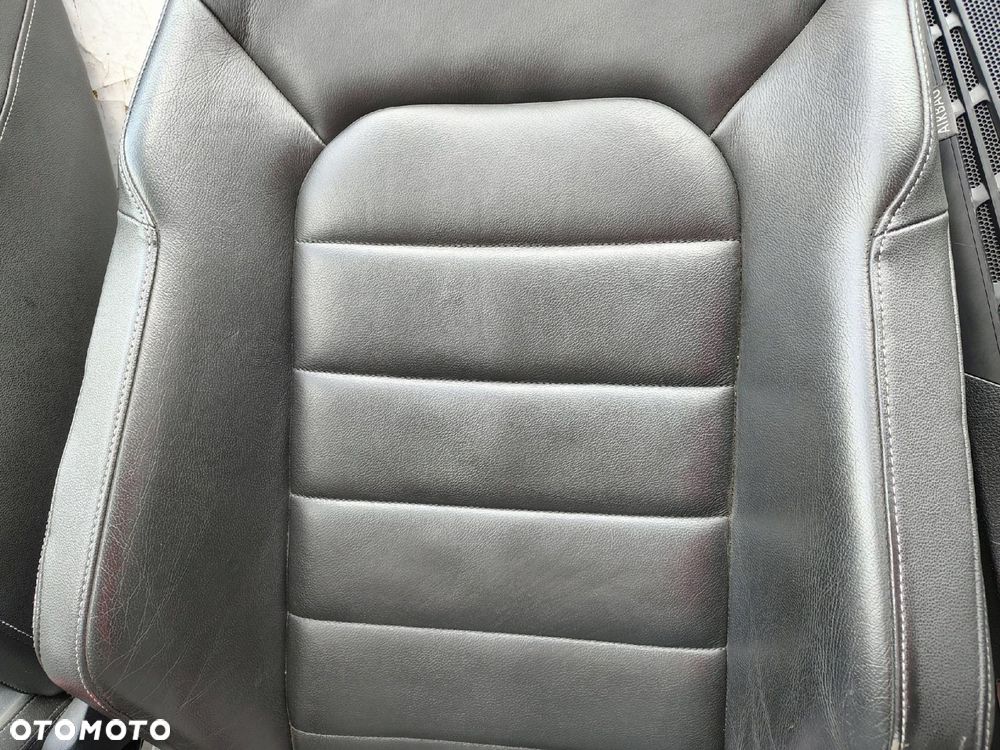 FOTEL FOTELE KANAPA TUNEL CZARNA SKÓRA GRZANE ELEKTRYCZNE GOLF 7 VII GTD HB - 10
