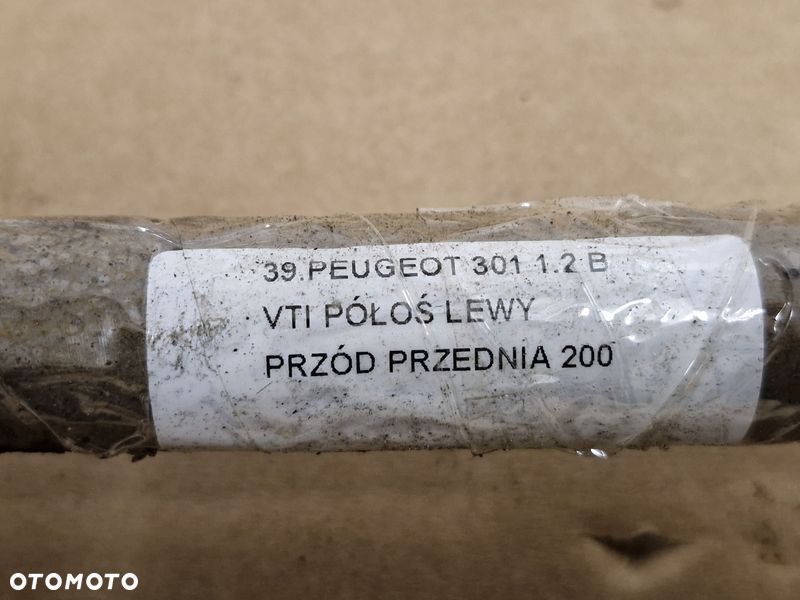PEUGEOT 301 1.2 B VTI PÓŁOŚ LEWY PRZÓD LEWA PRZEDNIA - 4