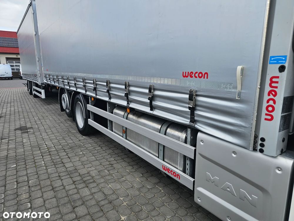 MAN TGX 26.470 GX E.6+PRZYCZEPA WECON ZESTAW TANDEM - 8