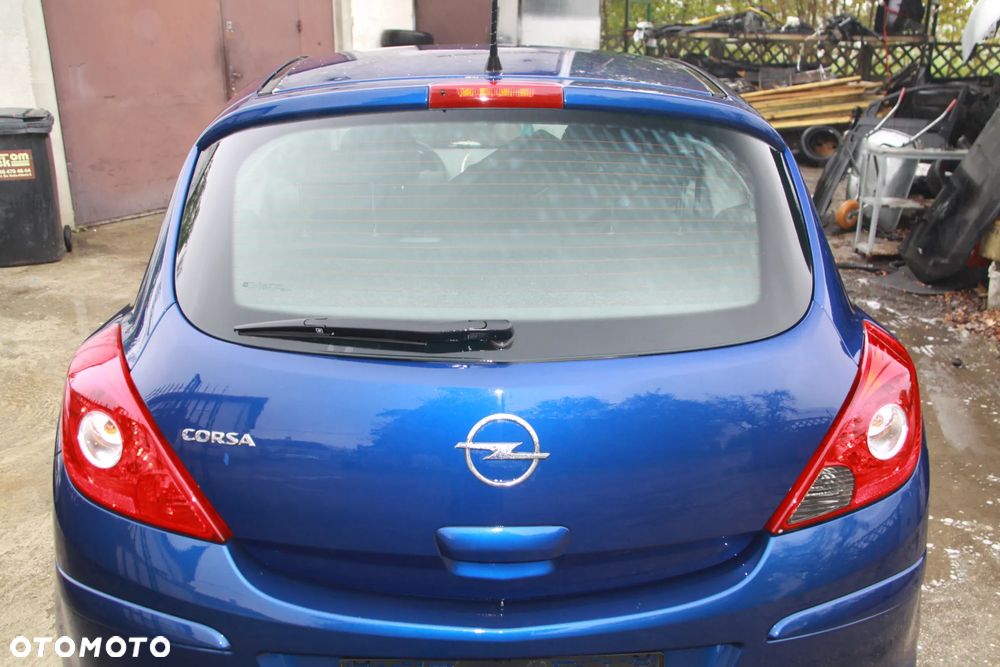 Opel Corsa D Klapa Tylna Bagażnika 3 Drzwi  Niebieska Z21B - 1