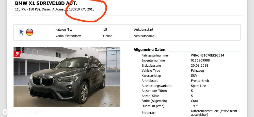 BMW X1 sDrive18d Sport Line sport - 38