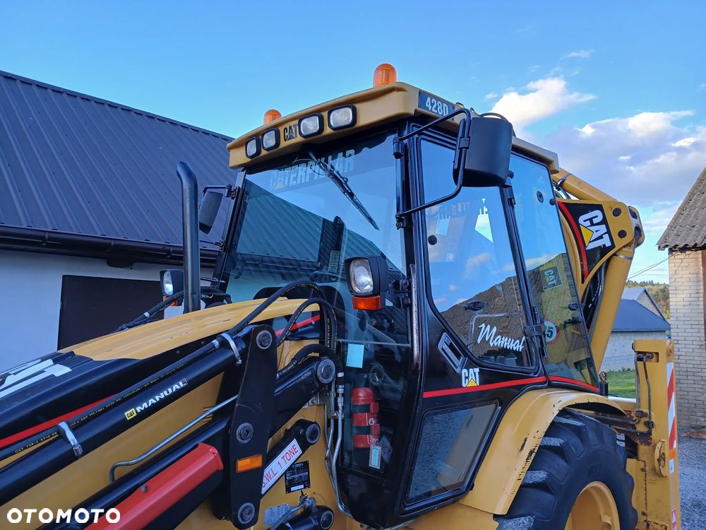 Caterpillar 428D/ORYGINAŁ/8200h!/2 ŁYŻKI - 13