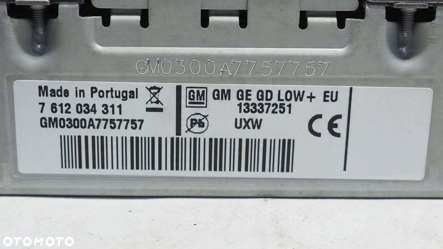Opel Astra IV J radio fabryczne 13337251 - 7