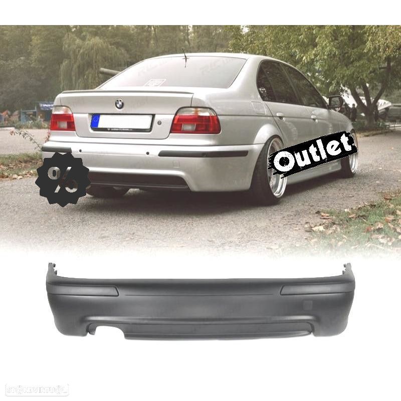 C002116C7 PÁRA-CHOQUES TRASEIRO BMW E39 95-03 SEM PDC LOOK M - 1