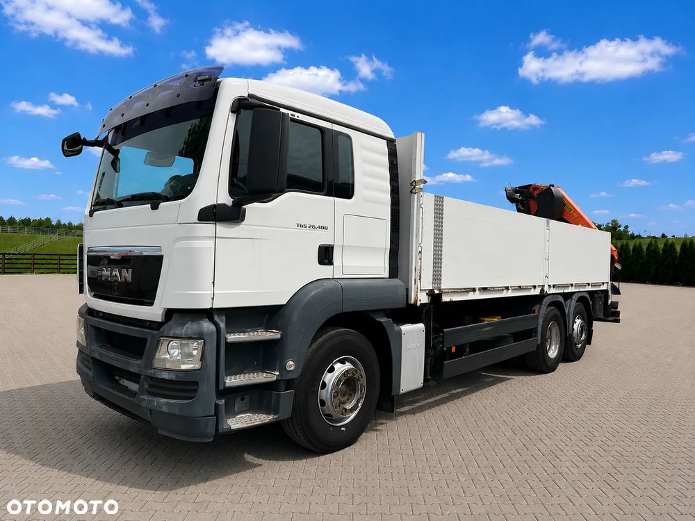 MAN TGS 26.400 6x2 BL | Palfinger PK 23502 | 7 wysuwów hydraulicznych | Euro 5 | 399 tys. km - 1