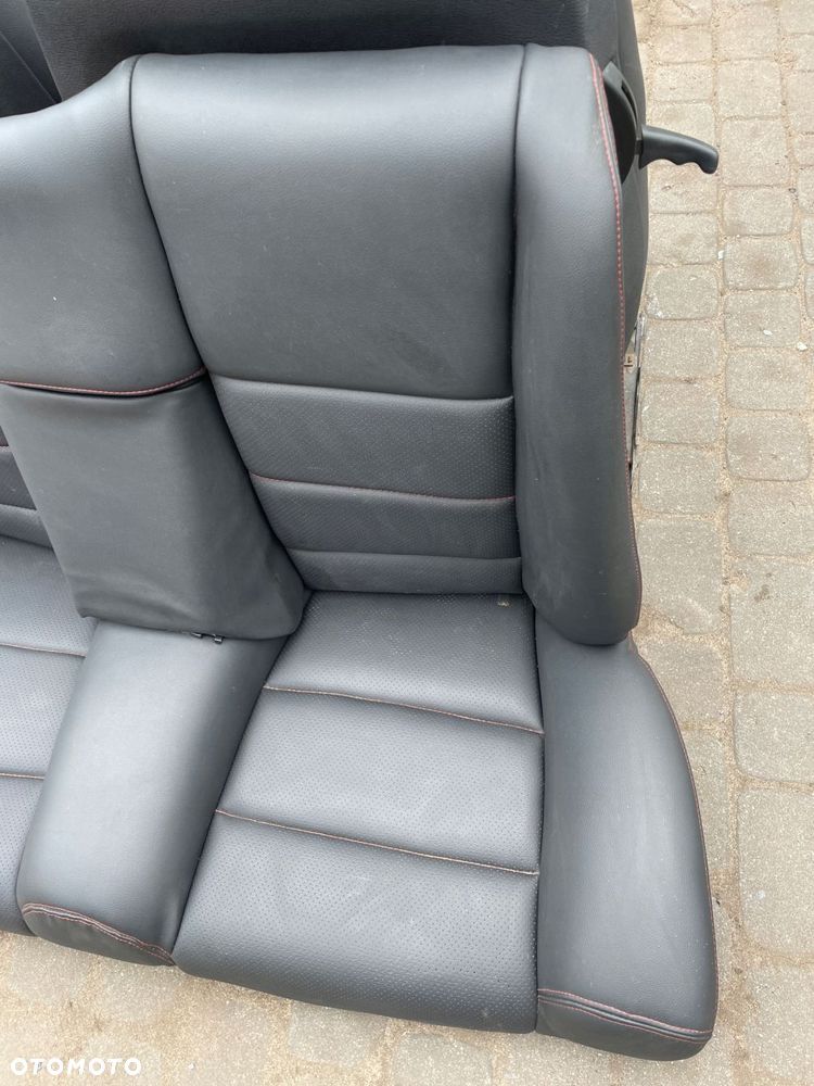fotele fotel lewy prawy kanapa bmw e36 cabrio skóra czarny obszyte - 14