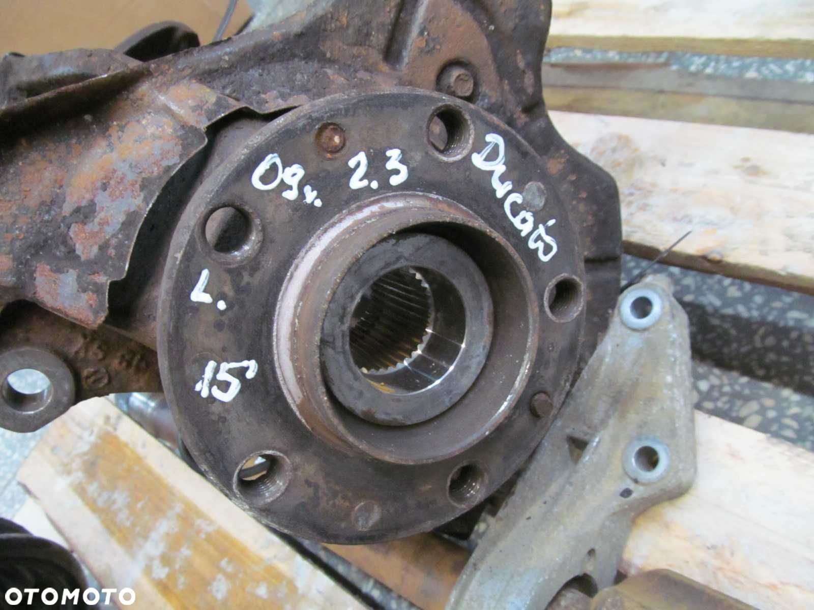 FIAT DUCATO BOXER JUMPER 06-14  PIASTA ZWROTNICA LEWY PRZOD 15 - 15