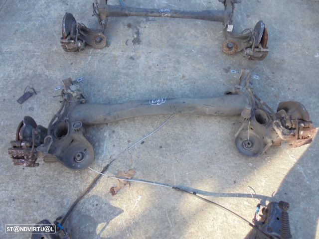 Eixo Eix689 PEUGEOT 308  T9 FASE 1 2016 1.6HDI 120CV 5P CINZENCO ESCURO TRÁS DISCOS ABS COMPLETO - 1