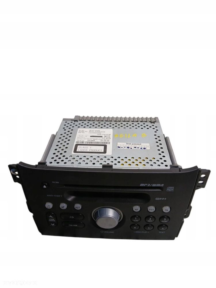 radio cd opel agila b 39101-51k0 39101-51k00-ezr - 1