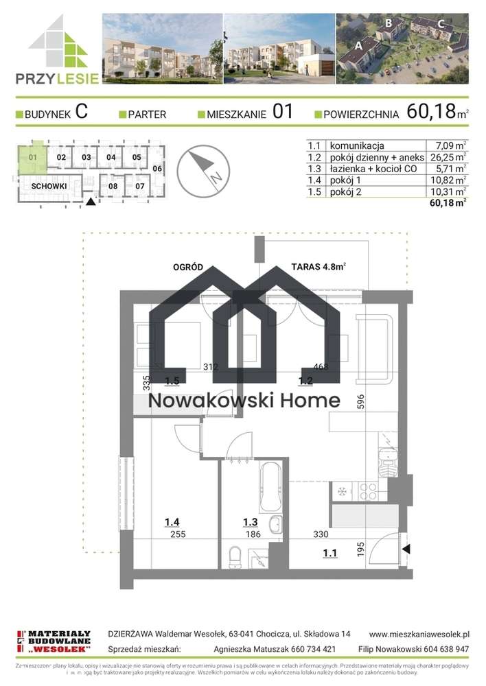 Osiedle Przylesie etap 2 Robakowo/k Poznania! - Pełny obrazek: 3/7