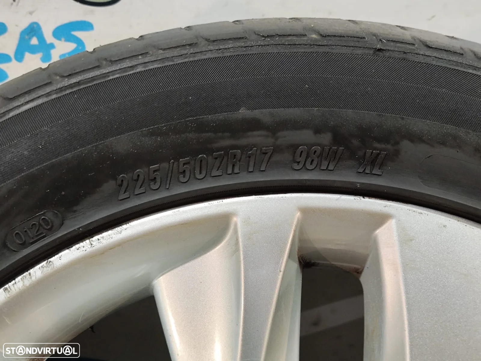 - Jantes 17 Polegadas Originais Citroen - 4x108 - 9670292277 - DS5 DS3 225 50 17 - 13