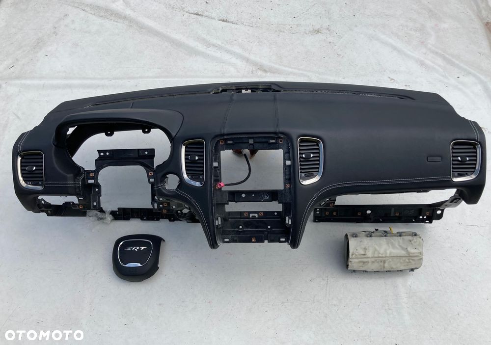 DODGE DURANGO DESKA SZYTA SKÓRA NIĆ KONSOLA KOKPIT PULPIT PÓŁKA PARAPET AIR BAG PODUSZKI POWIETRZNE KIEROWCY PASAŻERA AIRBAG PASY PAS KURTYNY AIR BAG FOTELA W FOTEL KOLAN  Okazja Raz2 !!! - 2