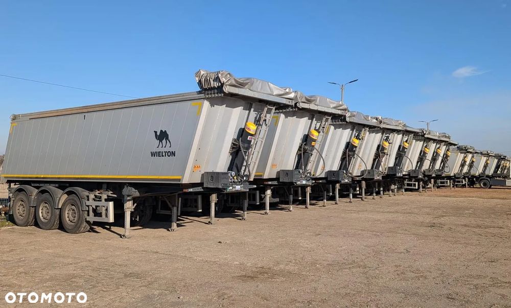 Wielton NW-3 / waga 6,2 t / poj. 38m3 / elek. dach / Teflon / 20 naczep r.2022 - 1