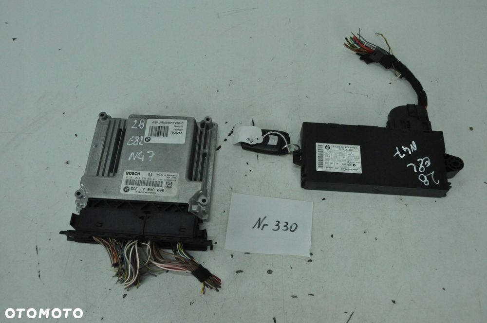 Bmw E82 Komputer Zestaw Startowy 2.0D N47 Nr 330 - 1