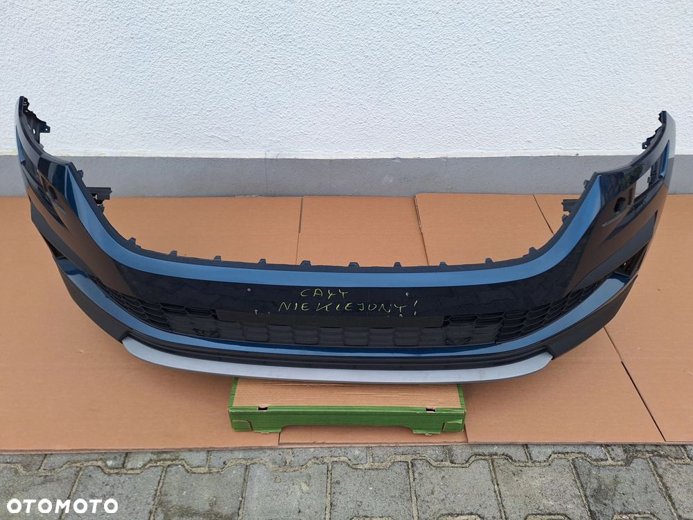 SKODA KODIAQ LIFT 21- CAŁY-NIE KLEJONY! SUPER STAN ZDERZAK PRZÓD PRZEDNI ORYG. 657807221H WYSYŁKA 24H - 2