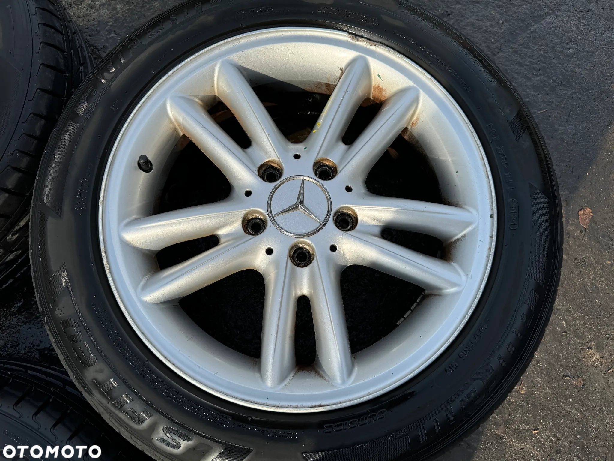 Koła felgi 16' Mercedes C-Klasa W203 7Jx16 5x112 ET37 OE - 3