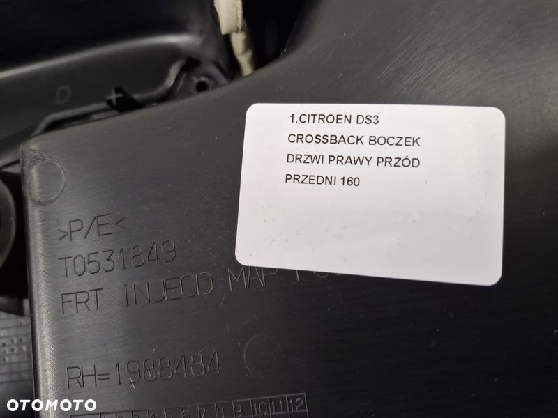 CITROEN DS3 CROSSBACK BOCZEK DRZWI PRAWY PRZÓD PRZEDNI - 6