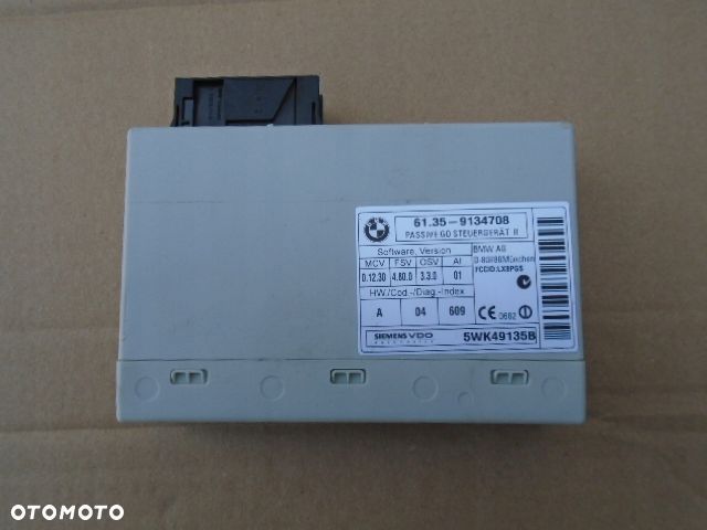 MODUŁ STEROWNIK PASSIVE GO BMW E90 E91 E92 E81 E82 E84 E87 E88 E89 9134708 - 1