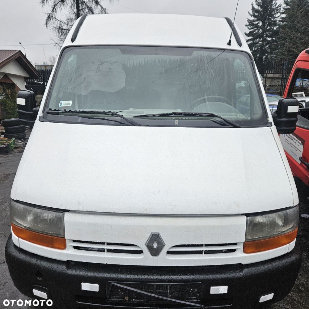 Renault Master II  (lak. 0389) pojazd na części: maska, zderzak, drzwi, szyby, lusterka, chłodnica - 2