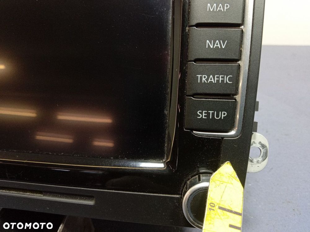 VW PASSAT B7 RADIO NAWIGACJA WYŚWIETLACZ 1T0035680H - 11