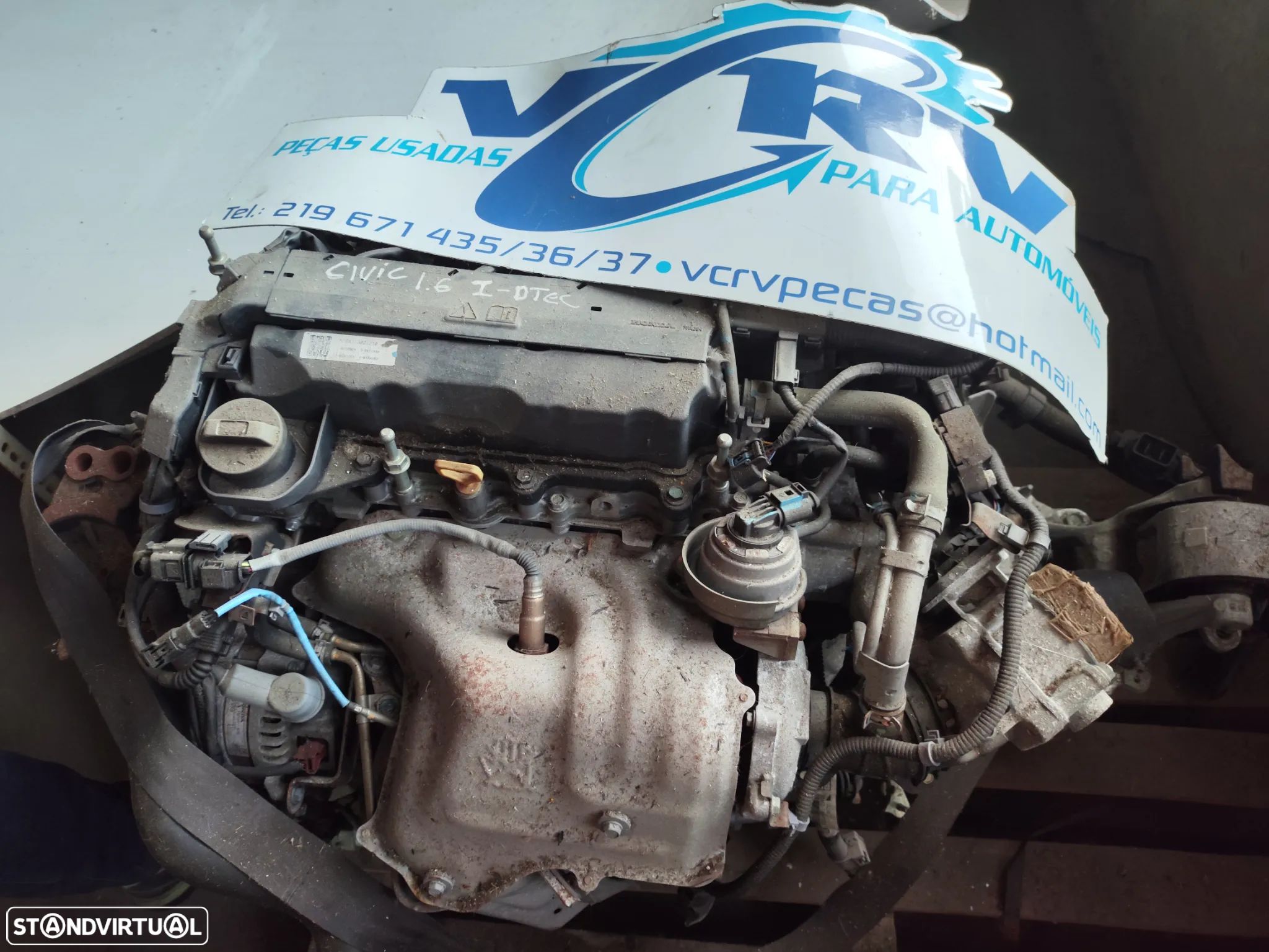 Motor Honda Civic 1.6i-DTEC 120Cv 2012-2016 Ref: N16A1 - 1