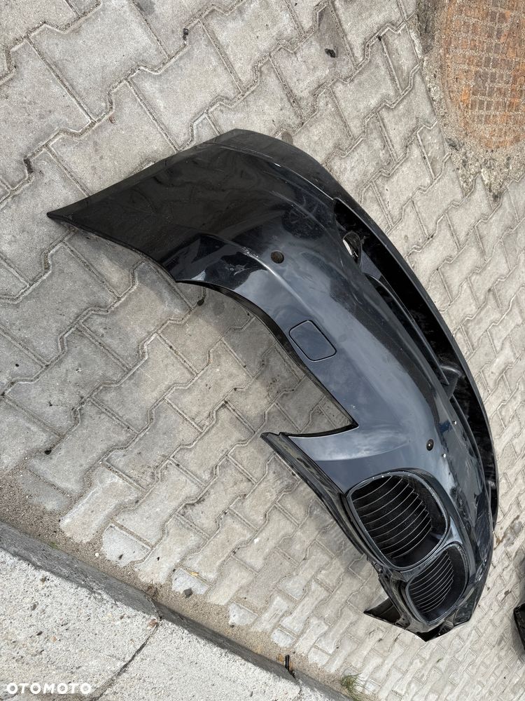 Zderzak przód przedni e60 e61 Czarny 475 Blacksaphire pod pdc przedlift - 6