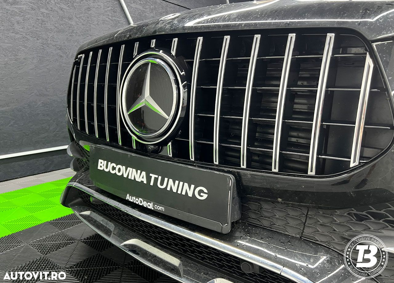 Grila compatibila cu Mercedes GLE W167 Coupe C167 GT Crom - 8