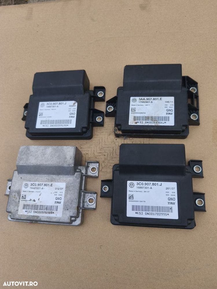 Modul calculator frână de mână Passat B6 3C0907801E/J 3AA907801E - 2