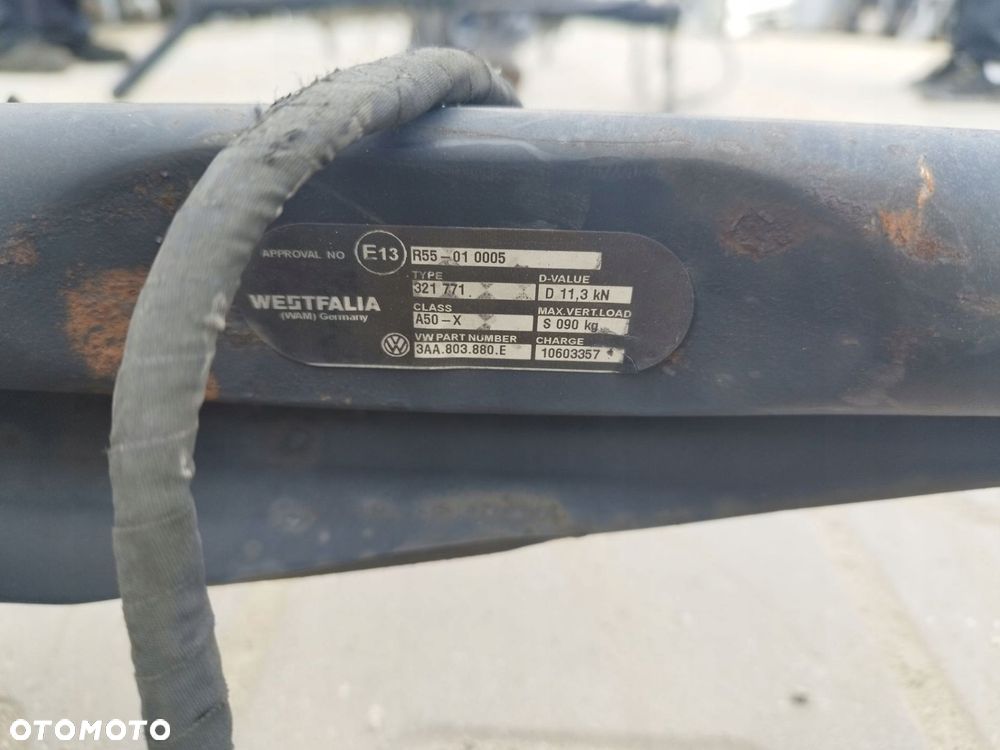 HAK HOLOWNICZY VW PASSAT B7 WESTFALIA 3AA803880E - 2